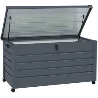 Outsunny Gartenbox 120 x 62 x 66 cm Dunkelgrau