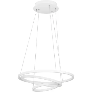 EGLO LED-Pendelleuchte Lobinero-Z CCT Ø 61 cm Weiß
