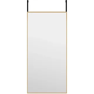 Türspiegel Golden 30x60 cm Glas und Aluminium - Gold