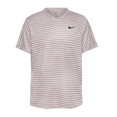 Nike Court Victory Tennisshirt Herren, grau, M