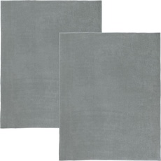 Bild von Frottierdecke 2er-Pack, grau, 150x200 cm