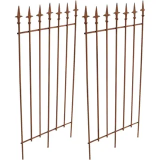 Set mit 2 Kletterpflanzen – Gartendekoration – kein Zusammenbau erforderlich, rustikales Design