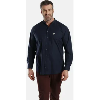 Langarmhemd CHARLES COLBY "Hemd DUKE TANCRED", Herren, Gr. 4XL, weit, blau (dunkelblau), Obermaterial: 100% Baumwolle CO., Hemden Langarmhemd