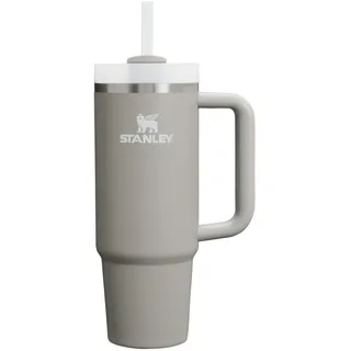 Stanley Quencher H2.0 FlowState vakuumisolierter Trinkbecher aus Edelstahl mit Deckel und Trinkhalm, für Wasser, Eistee oder Kaffee, Smoothies und mehr, Aschefarbe,887 ml