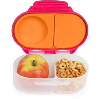 b.box Mini Brotdose für Kinder mit Fächern | Bento Box, 2 Auslaufsichere Fächer | Lunchbox für Gerichte & Snacks | Platz für Ganzes Obst | BPA-frei