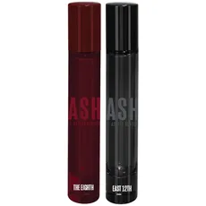 Ash by Ashley Benson Ash Gift Set, 2 Pcs - Paris and NYC Scent - East 12th and The Eighth - Mini Perfumes for Women - Long-Lasting - Sensorial Fragrance - Travel Size Perfume