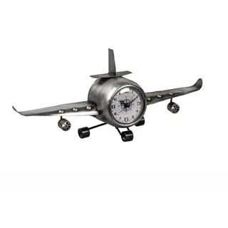 Formano 3D-Wanduhr 40,0 cm 3D Metall Uhr Silber/Mehrfarbig
