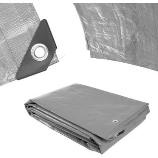 Procraft ST4x6 200g/m2 wasserdichte Plane mit Netz 4x6 m silber | ST4x6, 6973934256291 - Silber