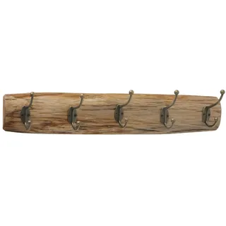 Boltze Garderobe Brando (Dekorationsobjekt aus Eichen Holz, 10 x 55 x 10 cm Wandgarderobe) 2005234, Natur