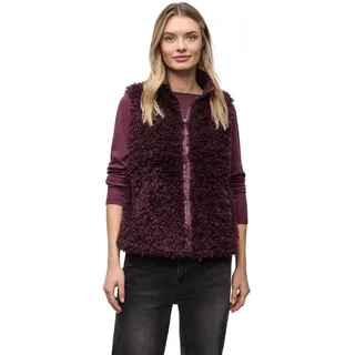 Street One Fake Fur Weste jazz berry 42