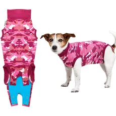 Bild von Recovery Suit Hund, XS, Rosa Camouflage