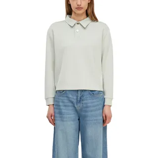 COMMA Softes Sweatshirt mit Polokragen