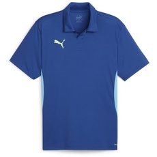 PUMA Unisex Individuelles Padel-polo Polo, Kobaltglasur, Leuchtendes Blau, L EU