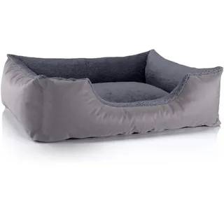 BedDog Hundekissen TEDDY 80 x 65 cm grau