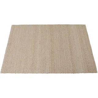 Kare Design Teppich Boucara, Beige, 300x200cm, Läufer, Vorleger, Rechteckig, Baumwolle, Einfarbig, Wohnzimmer