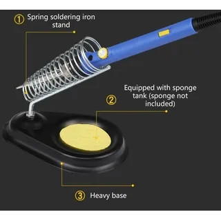 Metall Löten Eisen Ständer Mit Schwer Gusseisen Base für Elektronik Reparatur