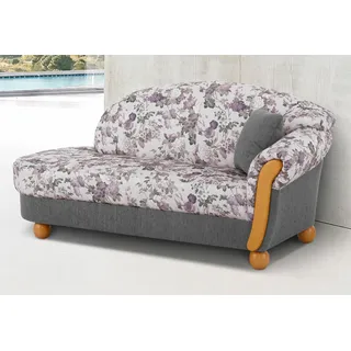 Home Affaire Ottomane »Milano, bequemes solitär Sofa im Landhaus-Stil, B/T/H 181/79/83cm«, lila