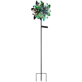 Globo Solarleuchte , Klar, Multicolor , Glas , 17.5x124x32 cm , Ce , mit Schalter , Lampen & Leuchten, Außenbeleuchtung, Solarleuchten