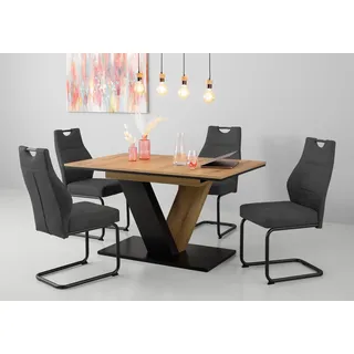 Hela Esszimmerstuhl »Linda S Schwingstuhl BESTSELLER«, (Set), 4 St., Microfaser, mit Taschenfederkern Sitz, mit 140KG belastbar, Freischwinger