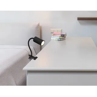 GLOBO Klemmleuchte Schwarz