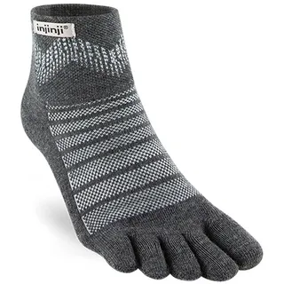 injinji Outdoor Midweight Mini-Crew Zehensocken grau S