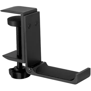 pzihao Faltbar Headset Ständer, Kopfhörerständer, Kopfhörerhalterung, Headset Halter Faltbarer Aluminium, Tisch Kopfhörer Ständer Haken Halterung Klemme zum Aufhängen Kopfhörer