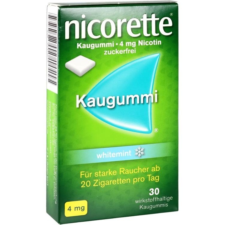 Bild von Whitemint 4 mg Kaugummi 30 St.