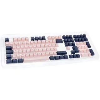 Ducky Keycap Set, Kunststoff (PBT) Double-Shot, violett/rosa/pink, 109 Tasten, ISO-DE (DKSA109-DEPDFUPBOO1)