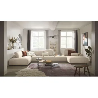 Musterring Wohnlandschaft Cord 2-Sitzer Beige