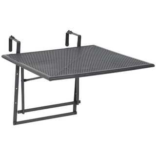 Greemotion Toulouse Balkonhängetisch Stahl grau 70,0 x 88,0 x 47,0 - 79,0 cm