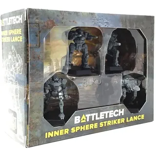 Catalyst Game Labs Boardgame Catalyst Game Labs - BattleTech Inner Sphere Striker Lance - Miniature Game -English Version, Grau