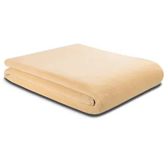 Biederlack Wool Feel im Pelz-Look Kuscheldecke 150 x 200 cm Braun