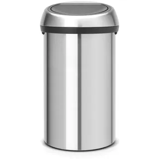 Brabantia Touch Mülleimer 60 l Silber