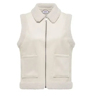 Cecil Plüschweste mit Teddy Futter und Reißverschluss