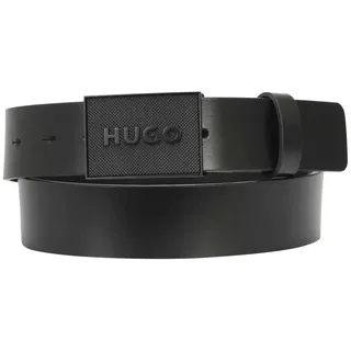 Hugo Gürtel aus echtem Büffelleder Modell 'GETHON', Black, 85
