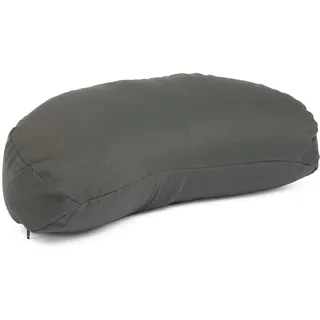 Bodhi Meditationskissen Halbmond | Bodenkissen für Yoga & Meditation | Yogi MOND ECO | 100 % Bio-Baumwollbezug | Yogakissen halbmondförmig mit Buchweizenfüllung | Ergonomisches Halbmondkissen