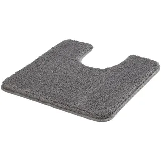 KLEINE WOLKE WC-Vorleger Super Soft Grau 50 x 50 cm