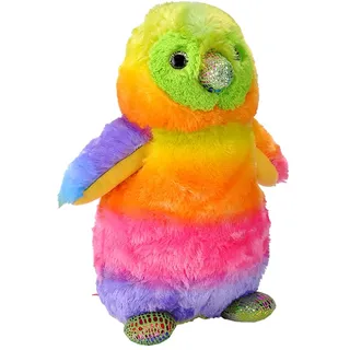 Wild Republic Rainbowkins Pinguin, Stofftier, 30 cm, Plüschspielzeug, Füllung aus gesponnenen recycelten Wasserflaschen