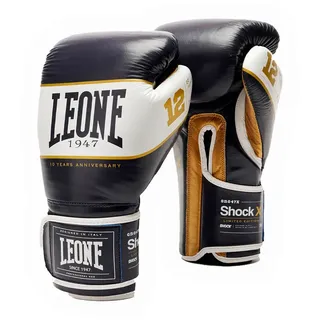 Leone1947 Shock X Kunstleder-boxhandschuhe - Blue - 16 Oz
