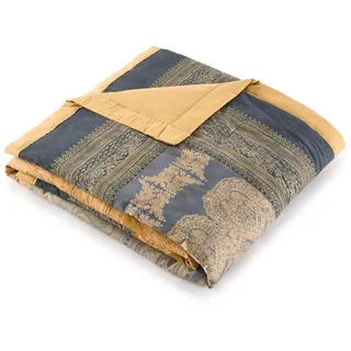 BASSETTI BRUNELLESCHI Tagesdecke 150 x 200 cm Braun/Grau/Beige