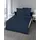 Uni Unifarben Blau 155 x 220 cm + 2 x 80 x 80 cm