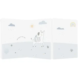 Kikkaboo Friends Gestreifte Faltmatratze 60/120/5 Cm - Multicolor - One Size