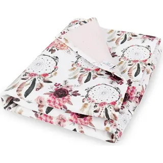 BabyMatex Doppelseitige Baumwolldecke 75x100 Prestige Pink - Rosa