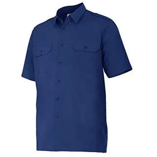 Velilla 532; Kurzarmhemd mit Galonieren; Marineblau, Größe 3XL