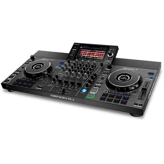 DENON DJ SC LIVE 4 Standalone DJ Controller with Stem Separation on 4 Decks, WiFi Streaming, Internal Speakers, Serato DJ and Virtual DJ Compatible