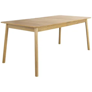 ZUIVER Esstisch mit Auszug Glimps 180/ 240 x 90 cm Holz Braun Eiche 180