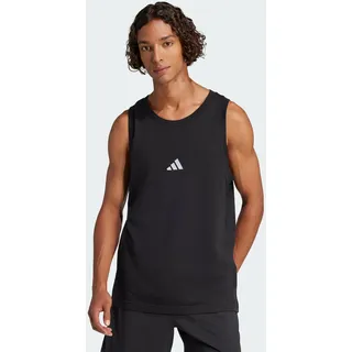 adidas Essentials Small Logo Tanktop schwarz/weiß L