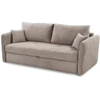 Jockenhöfer Schlafcouch Mikrofaser 2-Sitzer Beige