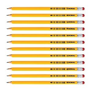 12x DONAU HB Bleistifte mit Radiergummi um 1,21 € statt 1,99 €