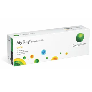 CooperVision MyDay Toric Tageslinsen 30er Box--10.00-8.6-14.50--2.25-180